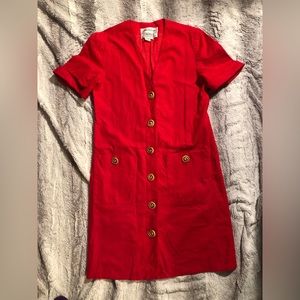 Chetta B - Peter Noviello & Sherrie Bloom for Saks Fifth Ave. red bottom dress